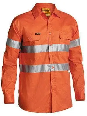 Bisley Workwear 3m Taped Hi Vis Drill Shirt BT6482 Metro Workwear.